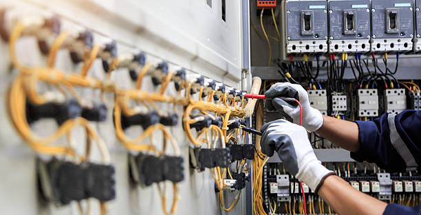 Professional Electrician technician working in East Troy, WI